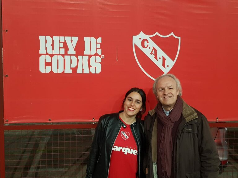 Juana y César cancha del rojo 2019